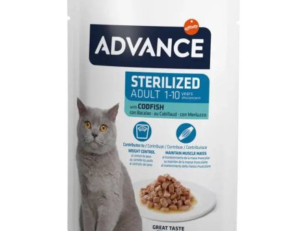 Advance - Comida Húmida com Sabor a Bacalhau para Gatos Esterilizados on Sale