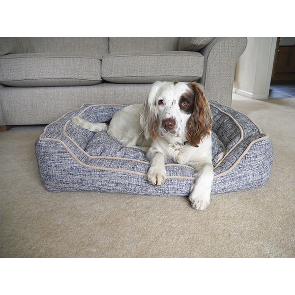 40 Winks Luxury Slate & Oatmeal Dog Bed For Cheap