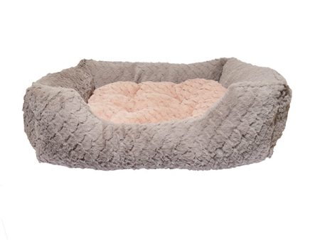 40 Winks Grey & Pink Dog Bed Supply