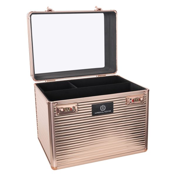 IMPERIAL RIDING GROOMING BOX IRHSHINY CLASSIC  ROSE GOLD Cheap