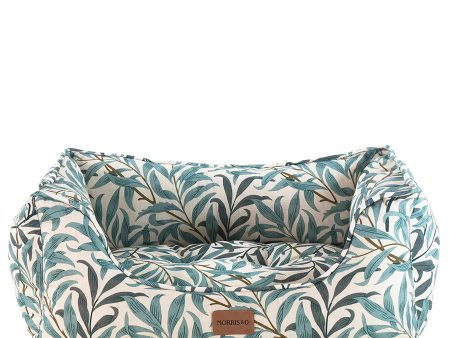 William Morris Square Dog Bed Willow Bough Print For Sale