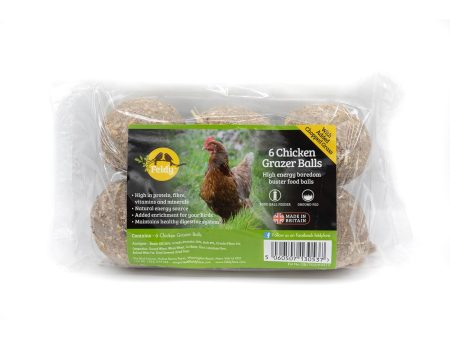 FELDY CHICKEN GRAZER BALLS 6 BALLS Sale