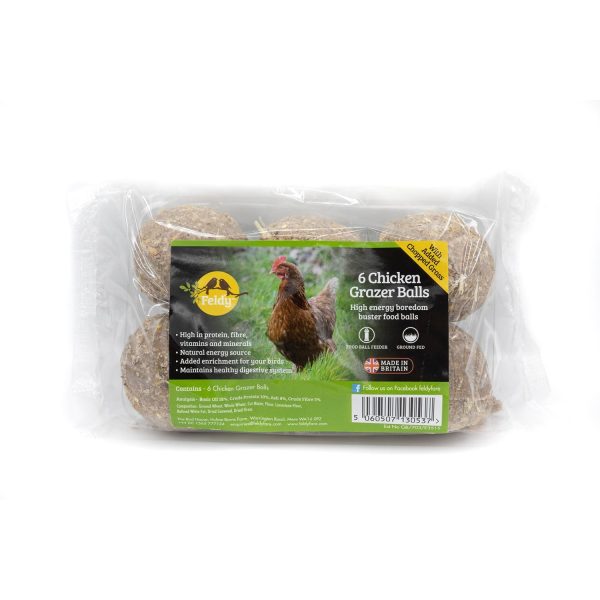 FELDY CHICKEN GRAZER BALLS 6 BALLS Sale