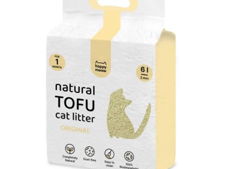 Happy Meow Areia Tofu Aglomerante 6 L - Original Discount