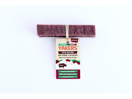 Yakers Dog Chew Cranberry, MED Hot on Sale