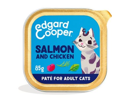 Edgard & Cooper Cat Pate Salmon & Chicken 85g X 16 Online Sale