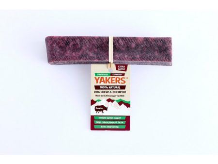 Yakers Dog Chew Cranberry, XL For Sale