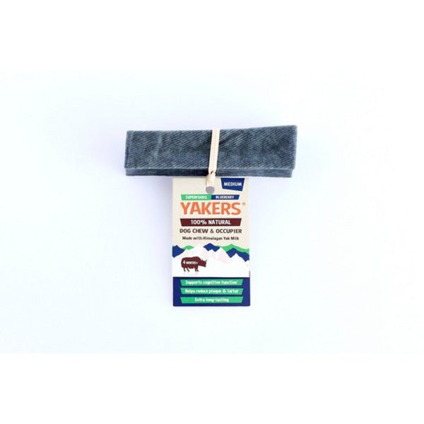 Yakers Dog Chew Blueberry, MED For Discount