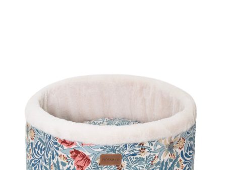 William Morris Round Dog Bed Bower Print Cheap