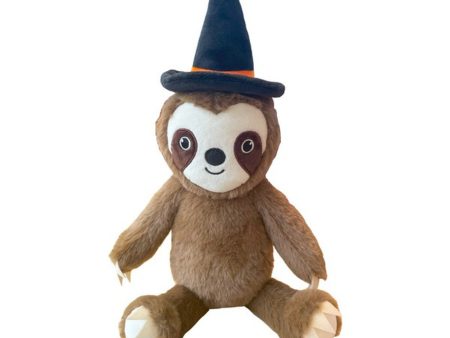 Witchy Sloth Halloween Dog Toy Online now