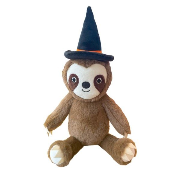 Witchy Sloth Halloween Dog Toy Online now