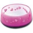 All For Paws Anti Slip Cat Bowl Pink Fish Fashion